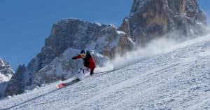 Skiing in San Martino di Castrozza