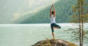 Yoga in montagna