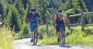 Downhill park and e-bike trails in San Martino di Castrozza